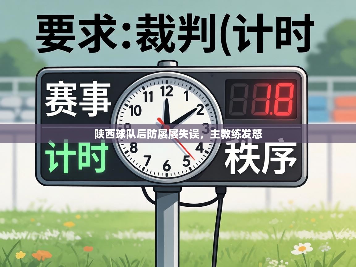 陕西球队后防屡屡失误，主教练发怒
